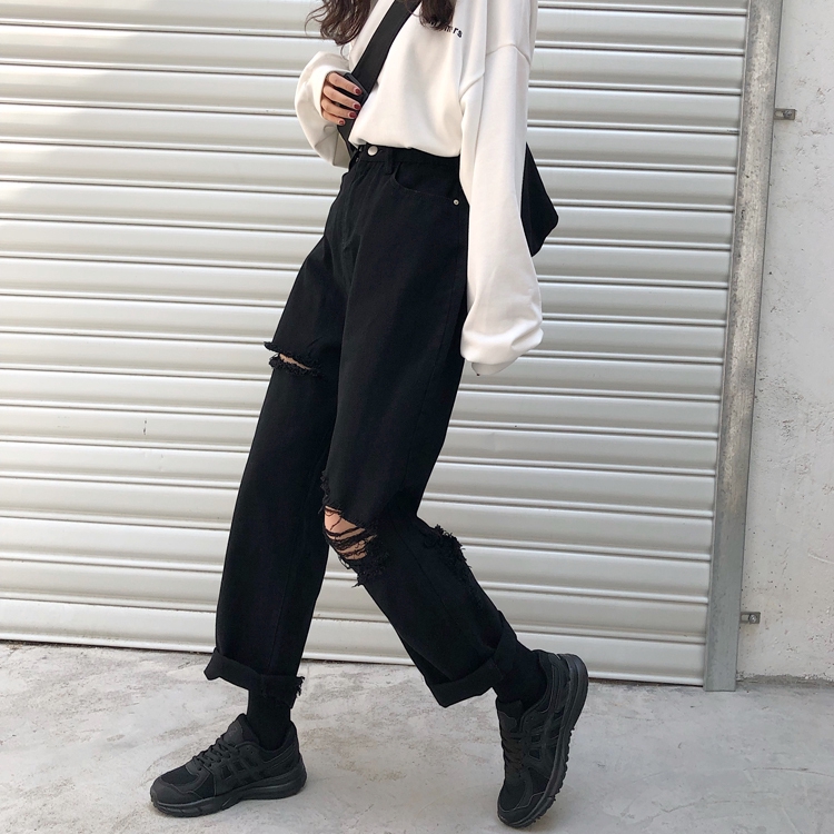 Quần Jean Nữ Rách Gối