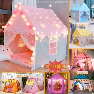  [TẶNG DÂY BUỘC TÓC] Lều cho bé, Lều công chúa lều hoàng tử - Hàng loại 1