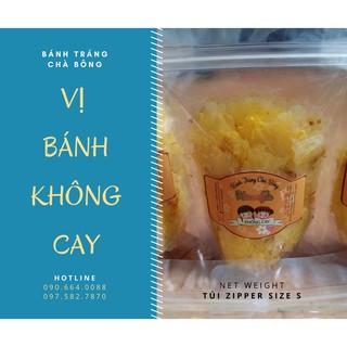 Combo 5 túi bánh tráng trộn chà bông không cay