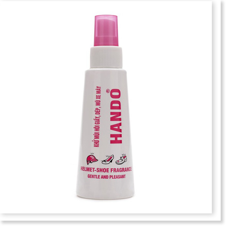 Chai xịt khử mùi giày dép, mũ bảo hiểm 120ml Hando