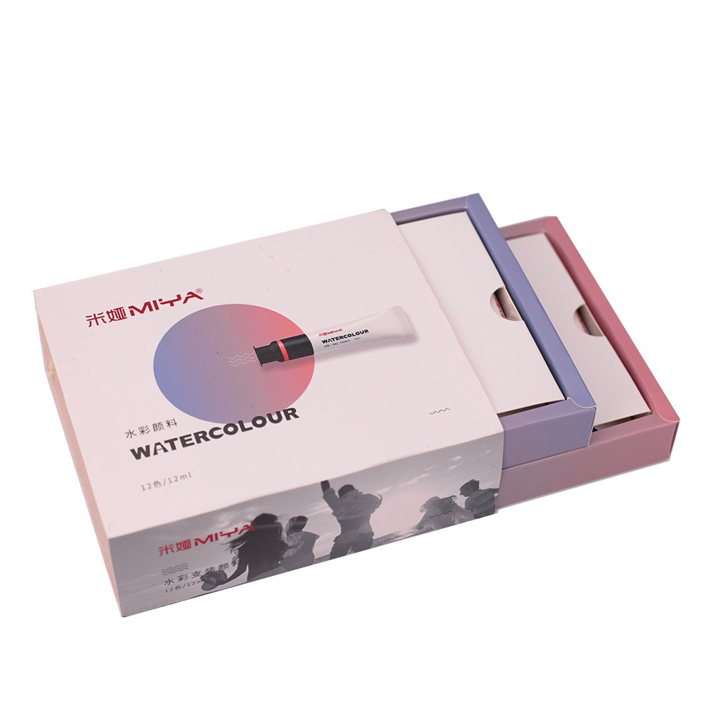 [ TÂM TÂM ]-[Miya Himi] Màu Watercolor Miya Himi Set 12/18 màu dạng tuýp 12ml-