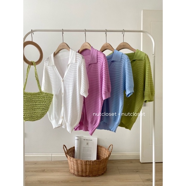 Áo mongtoghi cổ polo thân lỗ 920_A0563