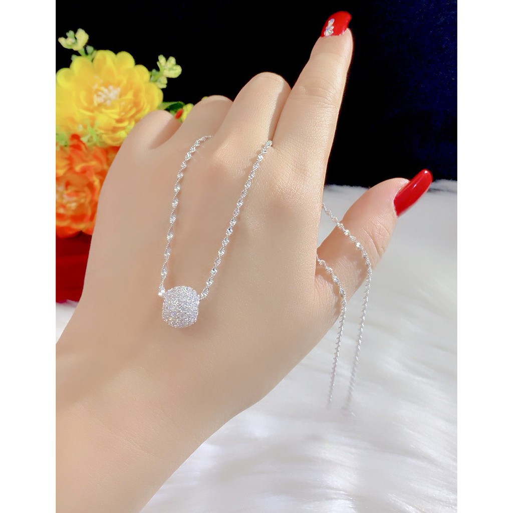 Dây chuyền bi mạ bạch kim cao cấp P311