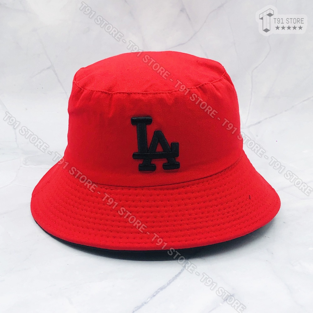 Nón bucket LA hai mặt Unisex dùng được cho cả nam và nữ - Mũ tròn vành hottrend năm nay thích hợp đi biển, đi chơi