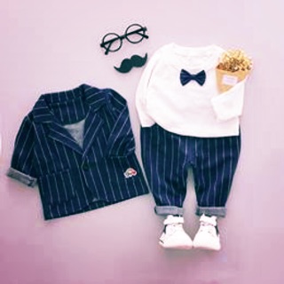 Set đồ vest 3 chi tiết cho bé trai