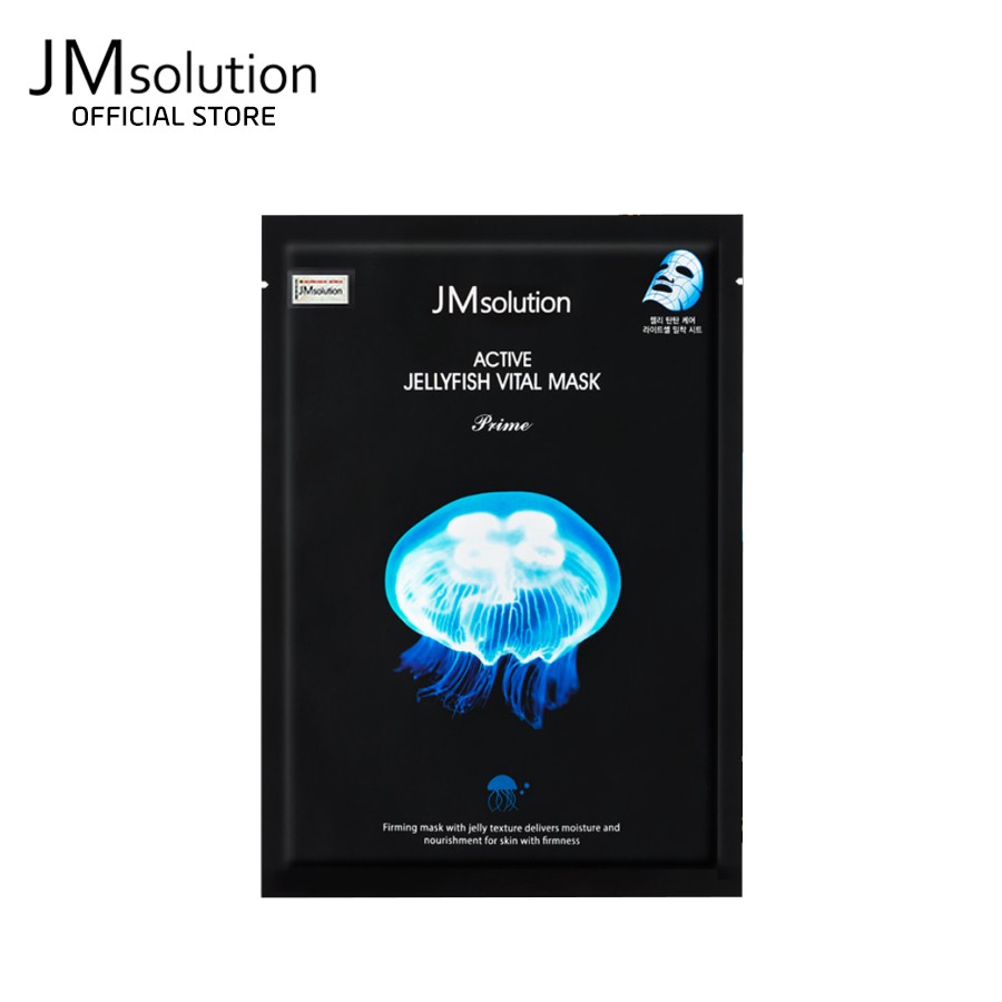 Combo 5 Mặt nạ sứa biển JMSolution Active Jellyfish Vital Mask thanh lọc, giải độc da 33ml x5