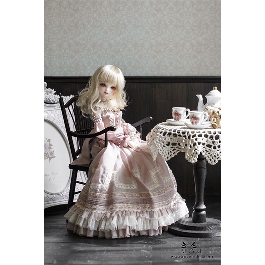 BJD búp bê 4 điểm tiểu thư cao 44cm