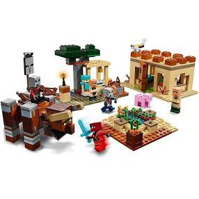 Lego 21160 - SX 1044 ( Xếp Hình Minecraft Cuộc Đột Kích Của Bọn Illager Bò Rừng 598 Mảnh )