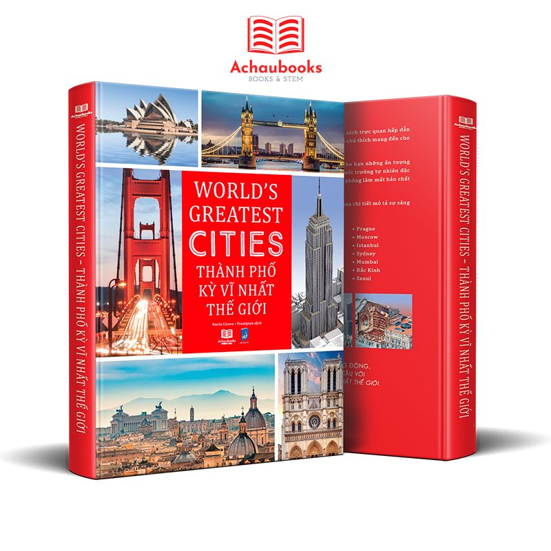 [Mã BMBAU50 giảm 7% đơn 99K] Sách Thành phố kỳ vĩ nhất thế giới, world greatest cites - Á Châu Books