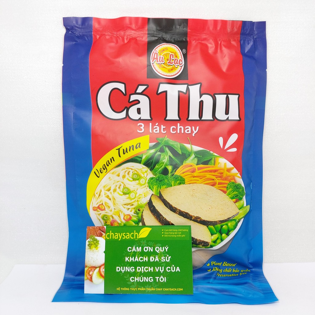 Cá Thu 3 Lát Chay Âu Lạc 120g - Chayhome Thơm ngon tuyệt vời- Thực Phẩm Chay