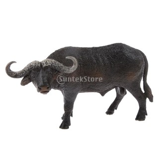 [Finevipsmy] Mô hình động vật hoang dã Buffalo thực tế Đồ chơi trẻ em