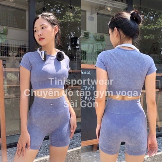 Áo Croptop Oxy Gen Chất Thun Dệt Wash