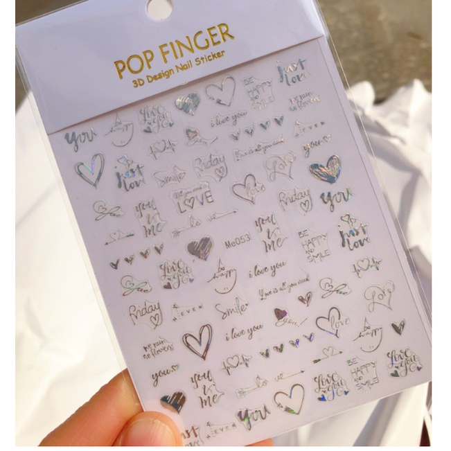 sticker trang trí nail