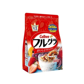 [Flash Sale] Ngũ cốc Calbee Nhật nội địa 800g date mới 5/2018 + tặng 5v milo Cube [có sẵn