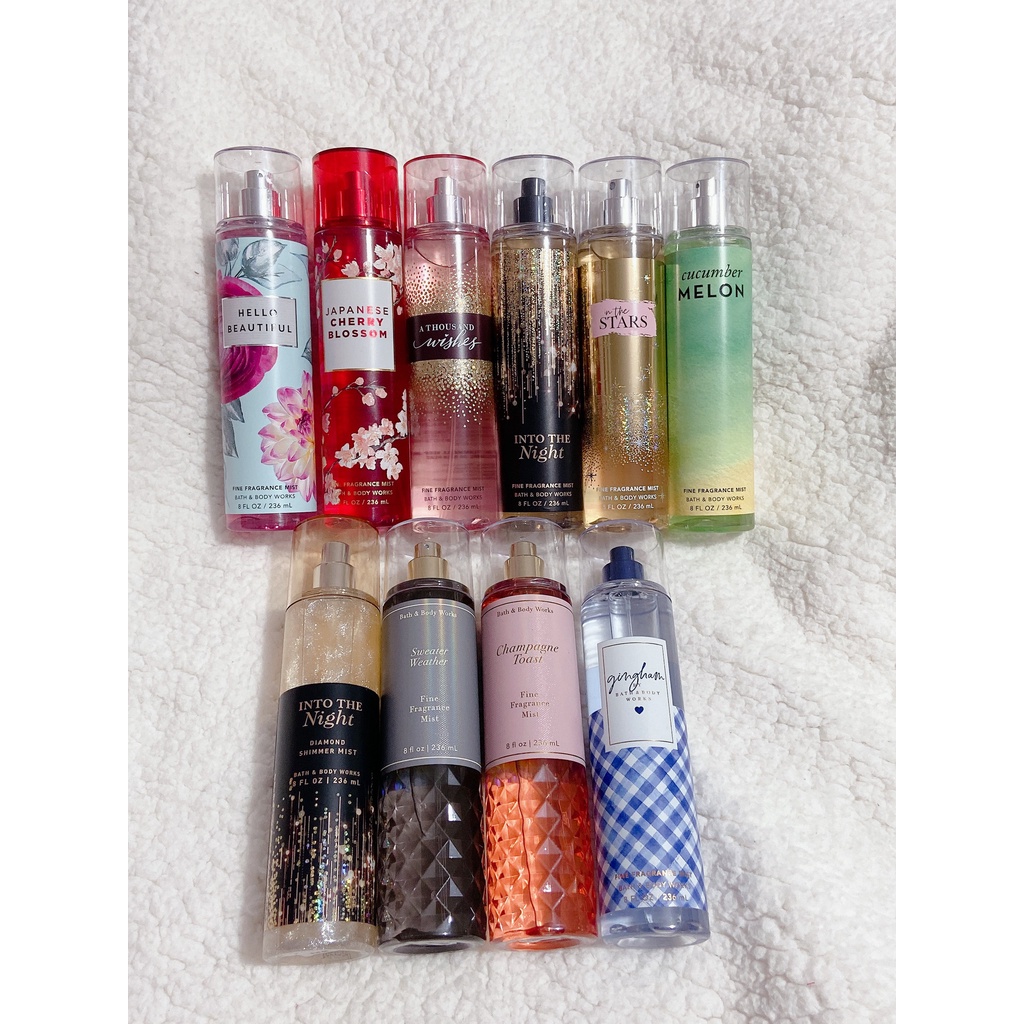 Xịt thơm toàn thân Bath & Body Works Fragrance Mist 236ml in the stars sweater weather