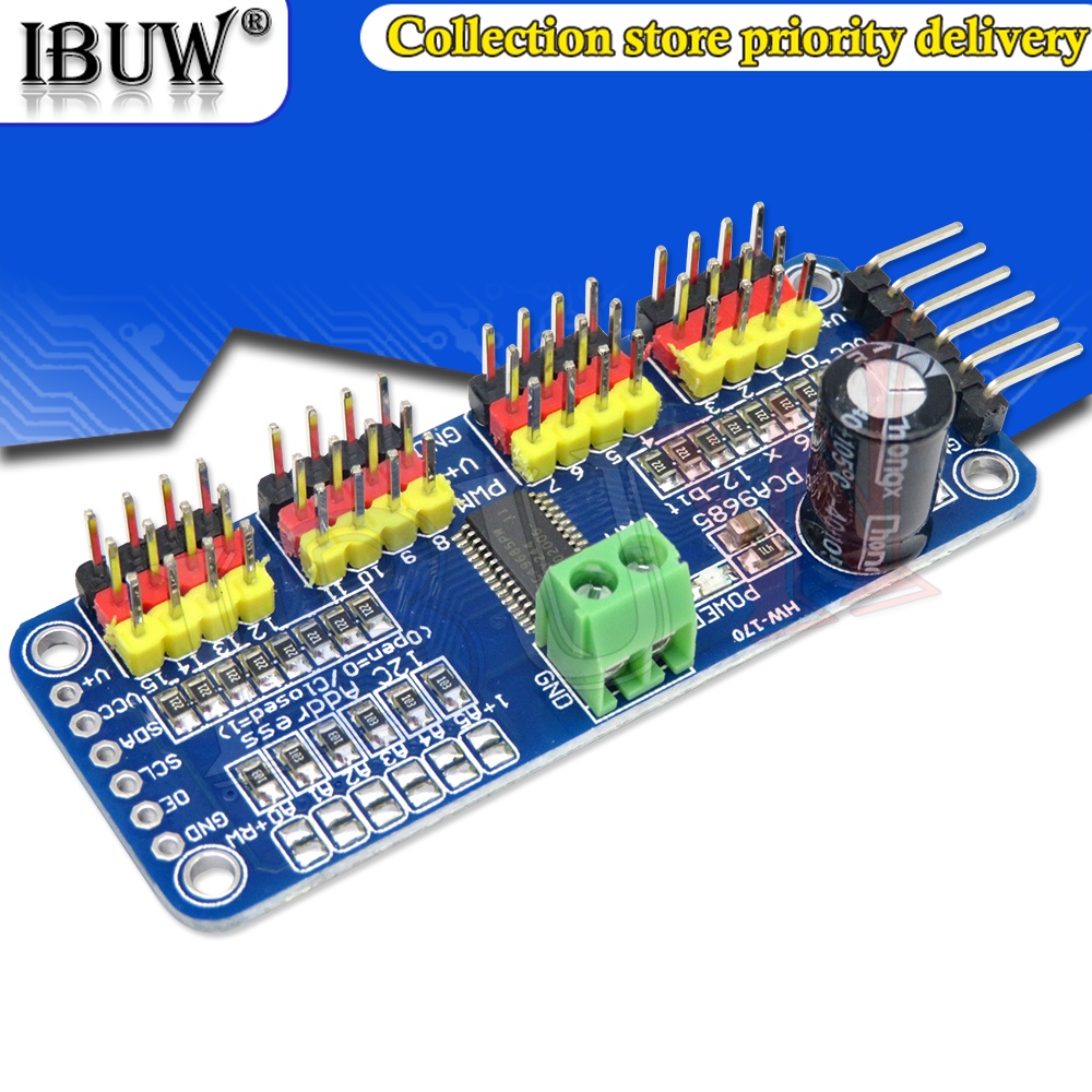 1 Mô Đun 16 Kênh 12-bit PWM/Servo Driver - I2C giao Diện - PCA9685 Cho Arduino Raspberry Pi
