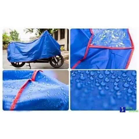 (LOẠI ĐẸP) bạt áo phủ trùm che xe máy sh vespa moto pkl vision xe đạp điện chống nắng mưa vải dù -1 Đổi 1