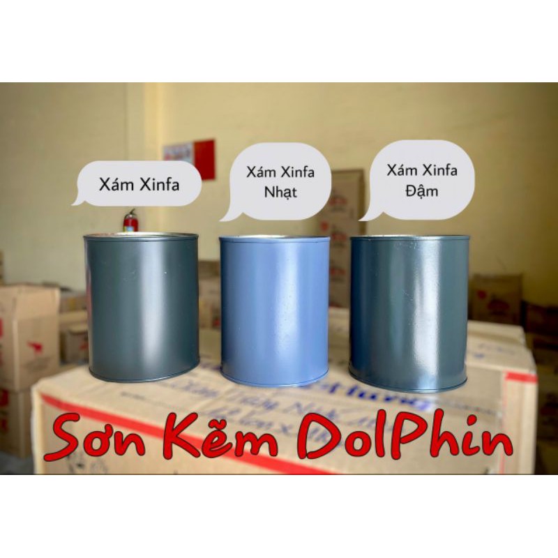 Sơn kẽm dolphin các màu xingfa 800g