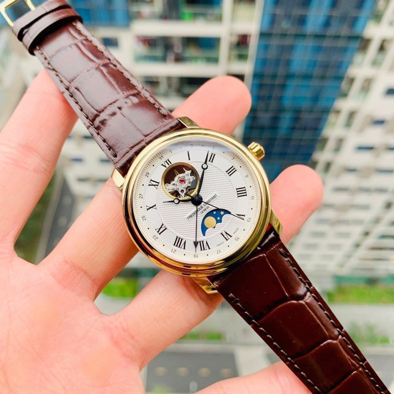 Đồng hồ nam Fre.derique Con.stant Moonphase Open Heart