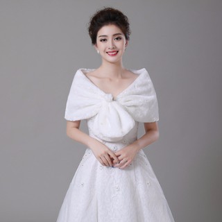 Khăn choàng lông cô dâu 120 số 1