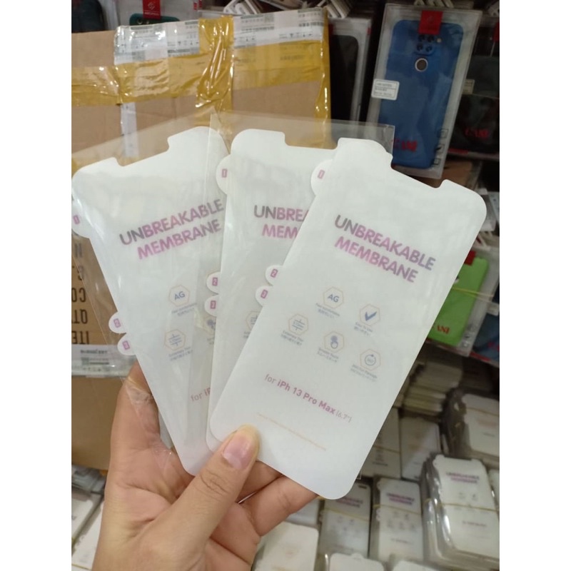Miếng dán PPF AG chống Vân tay iPhone 13 Mini, 13, 13 Pro, 13 Pro Max Full màn hình bảo vệ lưng máy + viền loa
