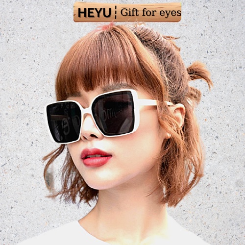 Kính mát thời trang nam nữ cá tính chống tia UV, kính râm unisex thiết kế gọng vuông phong cách Hàn Quốc đẹp