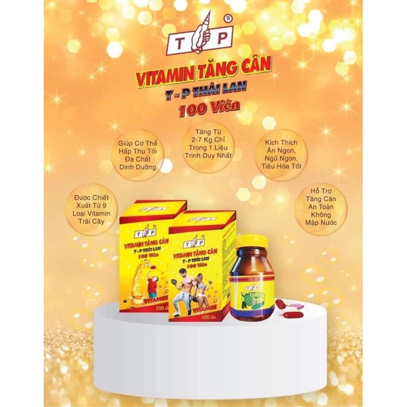 VITAMIN TĂNG CÂN TP THÁI LAN HÀNG CHÍNH HÃNG