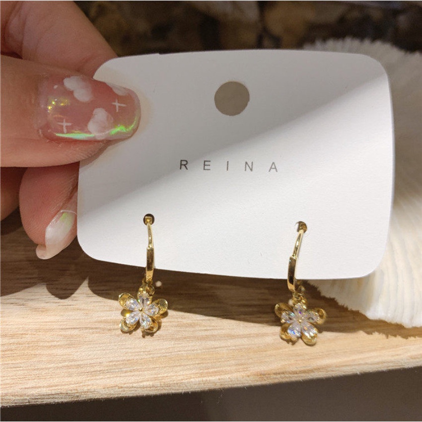 Khuyên tai thông minh phong cách Hàn Quốc đáng yêu cho nữ