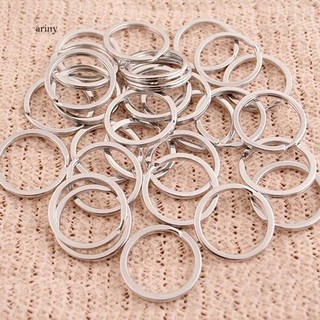 Bộ 25 khoen tròn 25mm làm móc khóa chuyên dụng