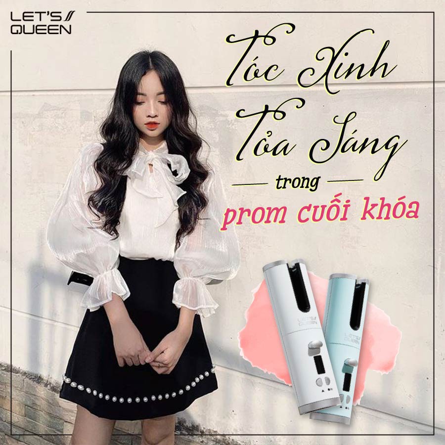 MÁY UỐN TÓC LET’S QUEEN CHÍNH HÃNG