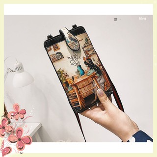 X169 Túi đeo chéo nữ nhỏ gọn để đưng điện thoại khi đi chơi siêu xinh