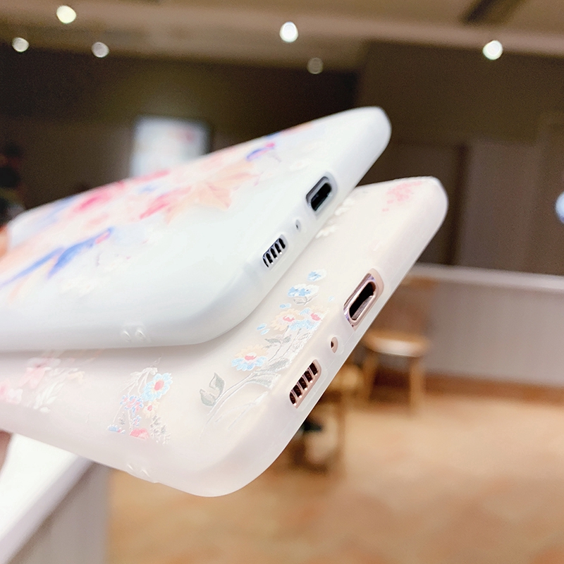 Ốp điện thoại mềm hoa xinh xắn cho Samsung A51 A71 J7 prime A80 A70 A50 A10 A20 A30 A6 S8 S9 S10 S20 Note 8 9 10 Plus | BigBuy360 - bigbuy360.vn
