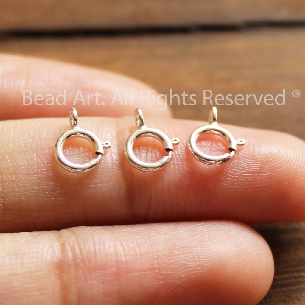 Charm Khoá Bạc 925, Phối Vòng Tay Phong Thuỷ, Trang Sức, Chuỗi Hạt, Dây Chuyền, Lắc Tay S50 - Bead Art
