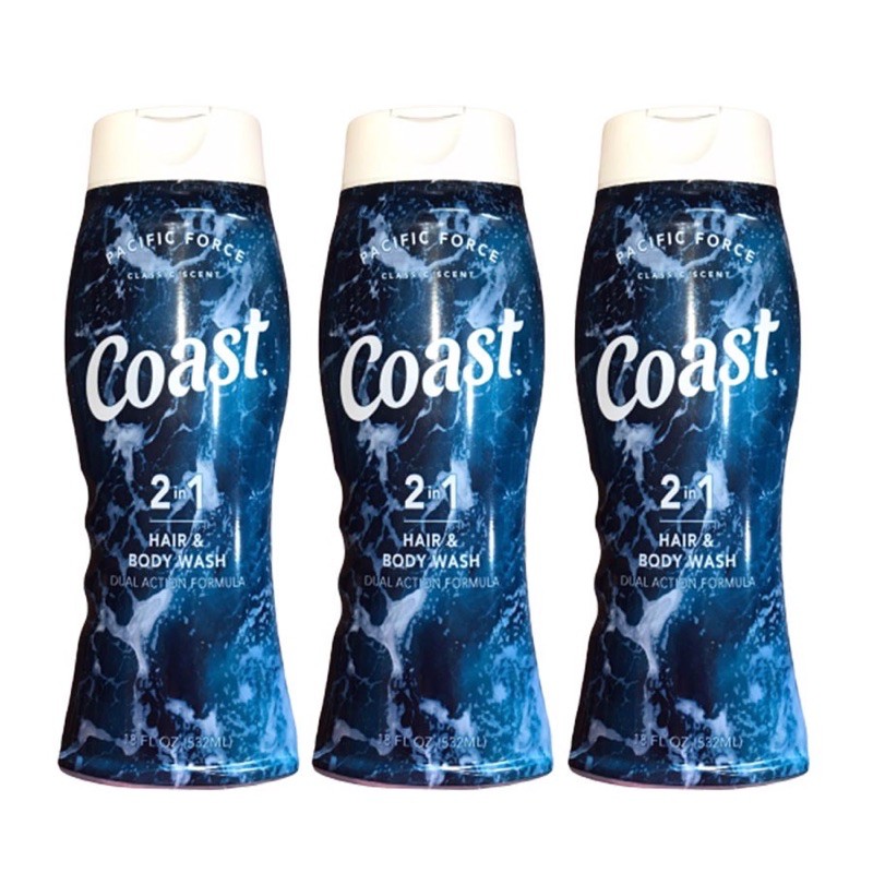 Tắm gội Coast 532ml hàng nhập Mỹ