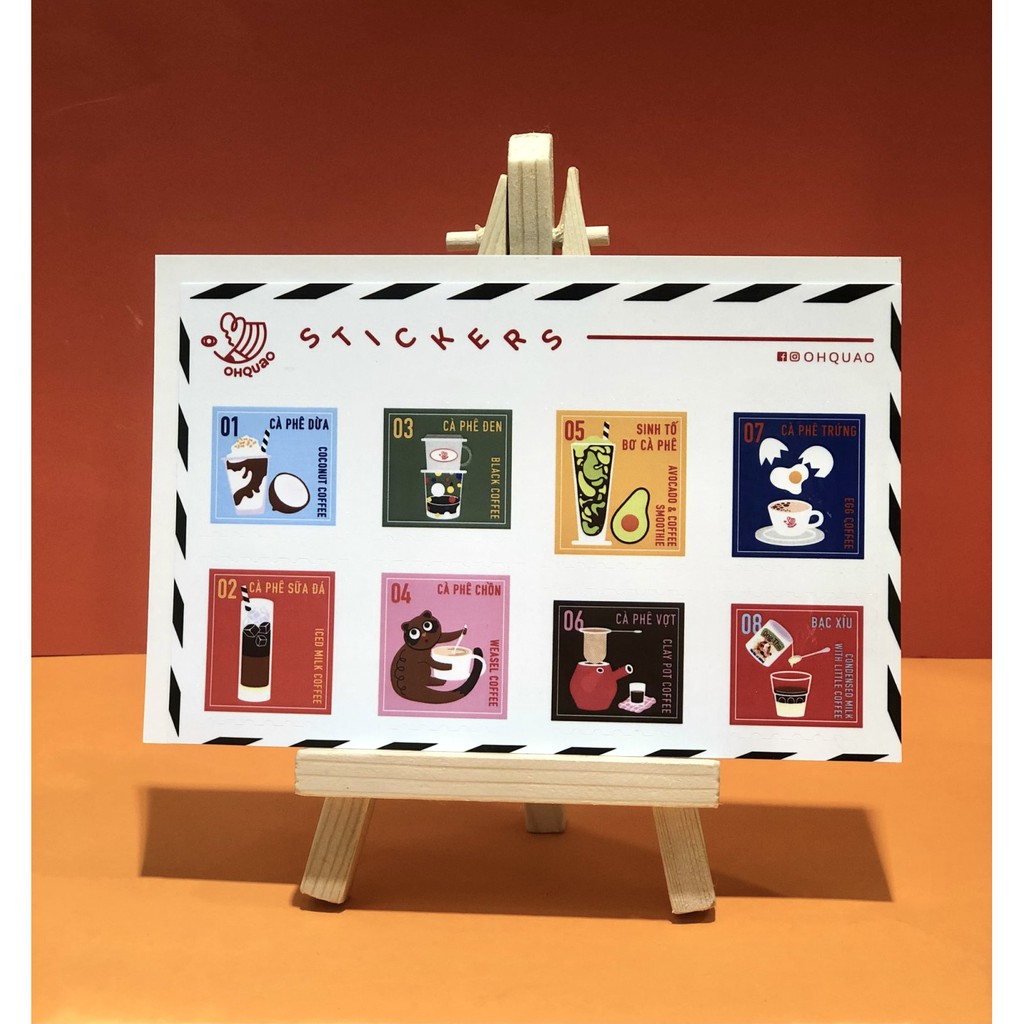 Bộ Sticker Ohquao lấy cảm hứng từ những địa danh, các nét văn hoá độc đáo Việt Nam