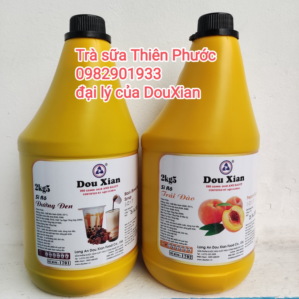 Si rô đào DouXian bình lớn 2,5kg (ngon mà rẻ)