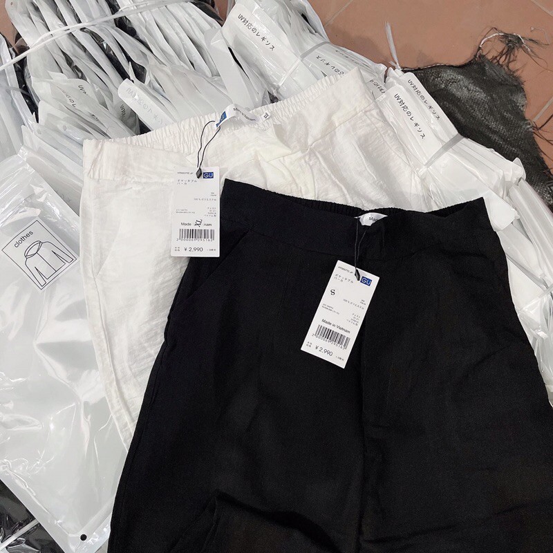 Quần đũi bán chun Gu ống rộng lưng cao xuất Nhật _ Quần ống rộng đũi siêu Hot | BigBuy360 - bigbuy360.vn