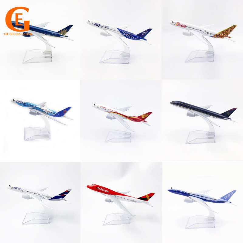 Mô hình máy bay Boeing 787 Indonesia Air Jordan Vetnam Airlines B787 Die Cast 16CM bằng hợp kim