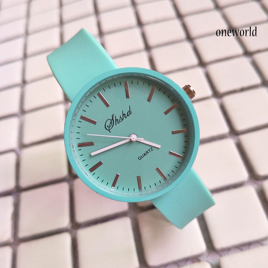 Ow @ Đồng Hồ Thể Thao Analog Máy Quartz Mặt Nhỏ Thoải Mái Phong Cách Thể Thao Cho Trường Học