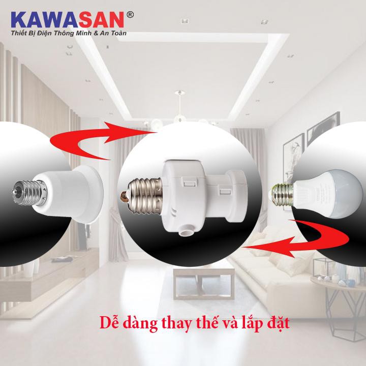 ĐUI ĐÈN CẢM ỨNG ÁNH SÁNG LSE27-TIME