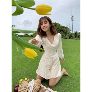 Jumpsuit phối ren - abbie lace jumpsuit