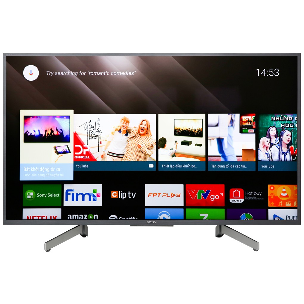 Smart Tivi Sony 43 inch 43X8000G, 4K Ultra HDR, Android TV