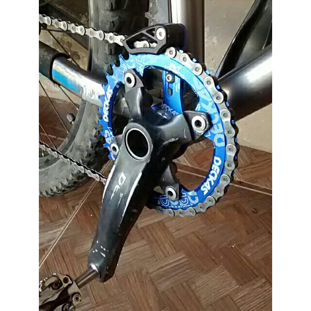 Đĩa bánh răng xe đạp leo núi tròn 32T 34T 36T 38T 104BCD nhiều màu sắc