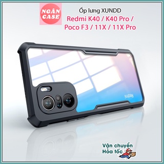 Ốp lưng XUNDD Redmi K40 / K40 Pro / POCO F3 - Mặt lưng trong, Viền TPU, Chống sốc