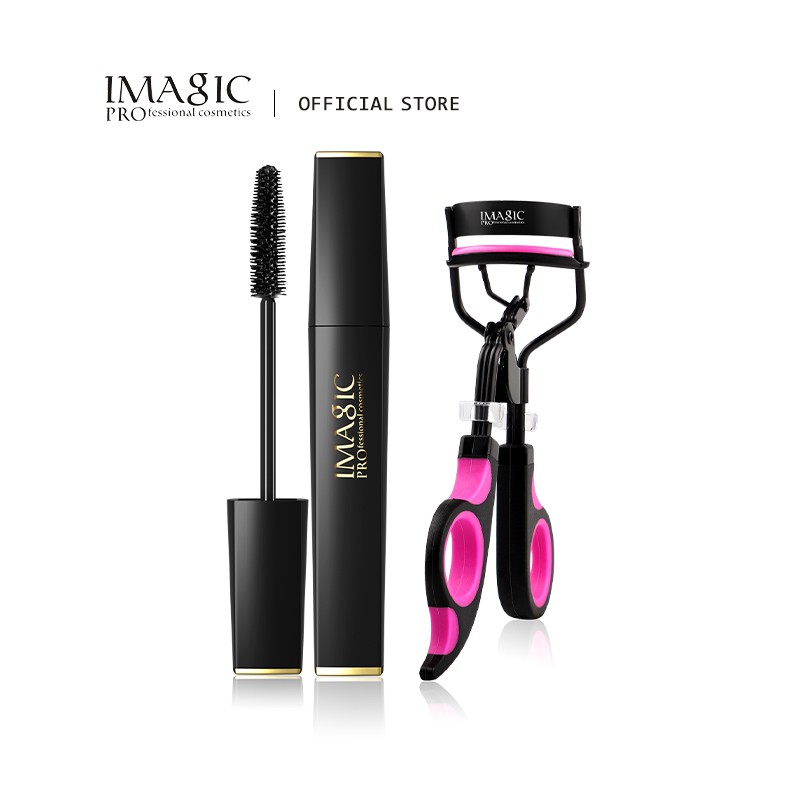 Bộ Mascara 39g + Dụng Cụ Kẹp Bấm Cong Lông Mi IMAGIC Hỗ Trợ Trang Điểm Cho Người Mới Bắt Đầu