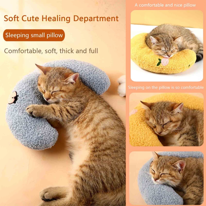 Gối đỡ cổ hỗ trợ giấc ngủ giảm lo âu làm đồ chơi cho thú cưng nhai cắn