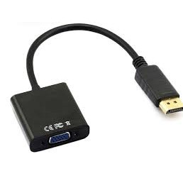 Cáp Chuyển Displayport Sang VGA- Hàng Loại Tốt- Hỗ Trợ 1080p