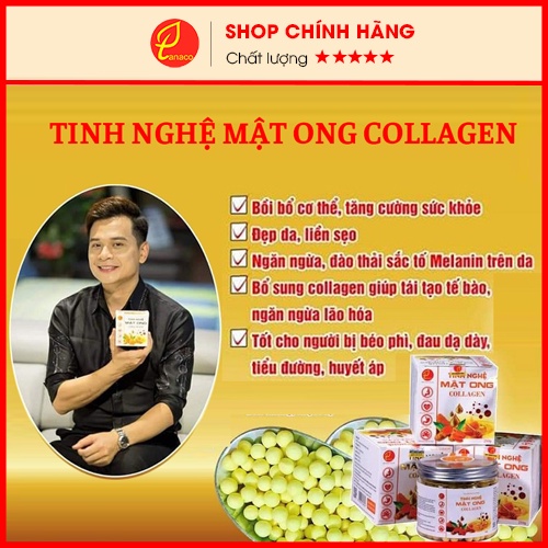 TINH NGHỆ MẬT ONG COLLAGEN - HỖ TRỢ ĐIỀU TRỊ ĐAU DẠ DÀY, LÀM ĐẸP DA
