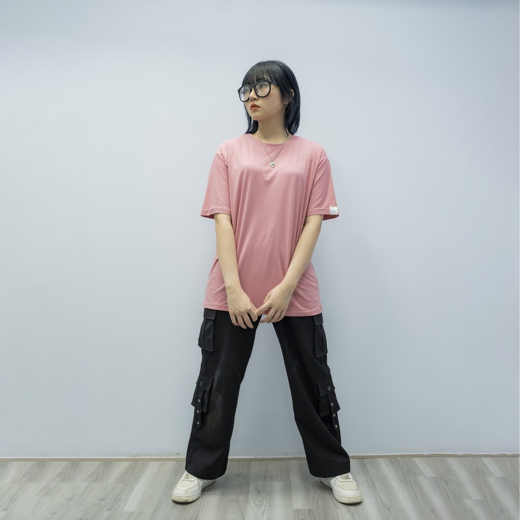 Áo thun Unisex  Basic Tee phông trơn nam nữ tay lỡ Free size form rộng 10 màu thương hiệu Meemdy | BigBuy360 - bigbuy360.vn