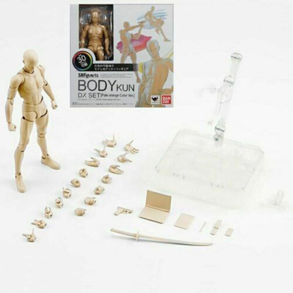 Moveable Drawing Figures For Artists Action Figure Model Human Mannequin Kit Skin